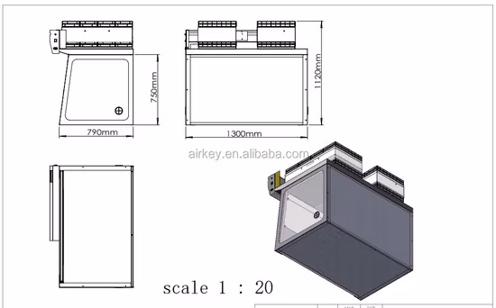 2023년 에너지 절약 제로 누출 증기 찬장 안전 Ashrae110 인증 증기 후드